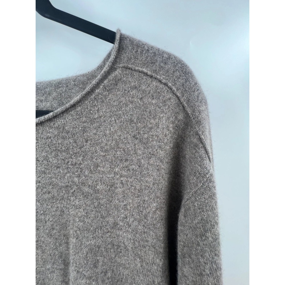 Eileen Fisher Quiet Luxury Cashmere Sweater Women 3X Brown Minimalist Lagenlook - Picture 7 of 11